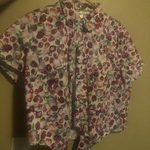 Tatyana pin up retro crop top